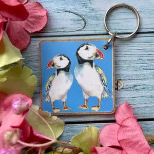 PERCY THE PUFFIN ECO KEYRING