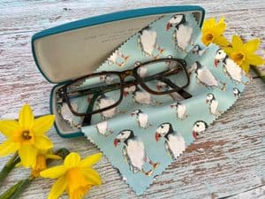 PERCY THE PUFFIN LENS CLOTH
