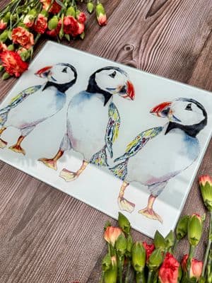PUFFIN MINI ECO CHOPPING BOARD/ WORKTOP SAVER