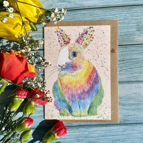 RAZA THE RABBIT ECO-CARD