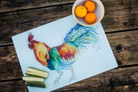 REGGIE THE ROOSTER ECO-CHOPPING BOARD