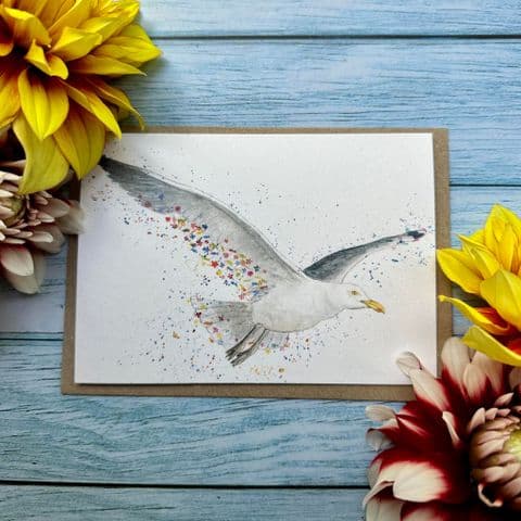 SIMON THE SEAGULL ECO CARD