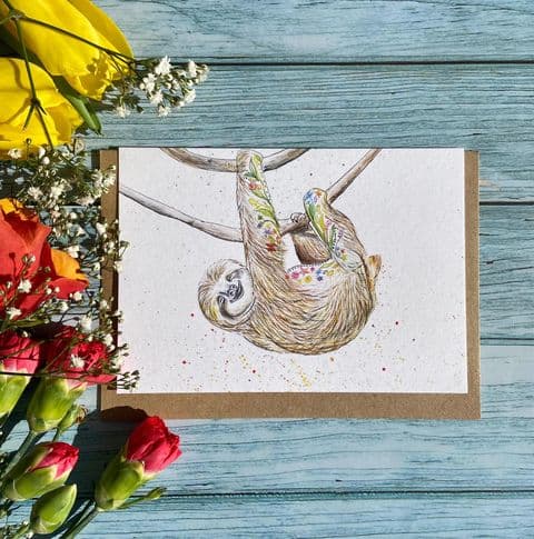 SOPHIE THE SLOTH ECO-CARD