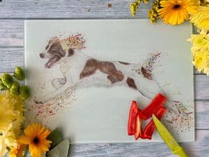 SPRING THE SPANIEL CHOPPING BOARD