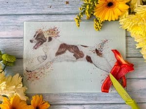 SPRING THE SPANIEL MINI ECO CHOPPING BOARD/ WORKTOP SAVER