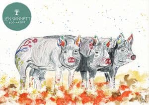 STUCK IN THE MUD - SIGNED PRINT