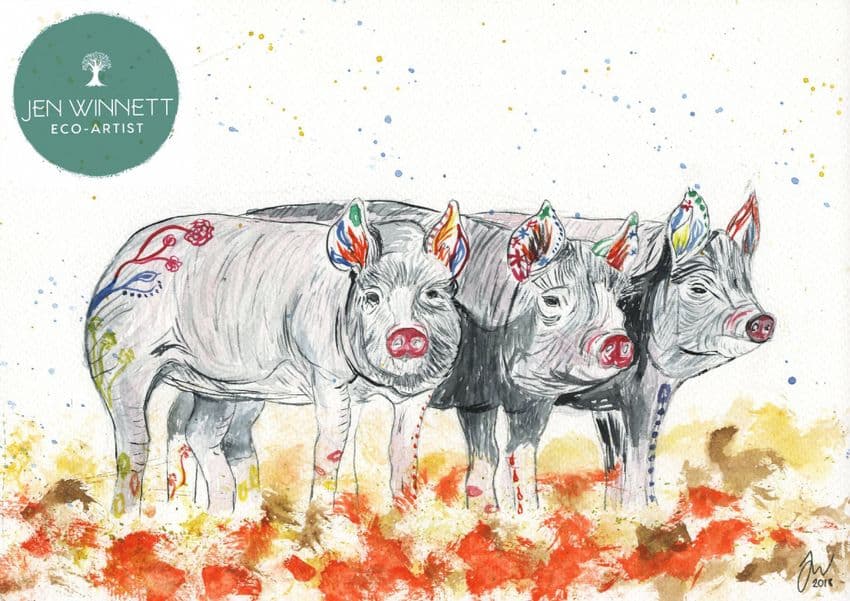 STUCK IN THE MUD - SIGNED PRINT