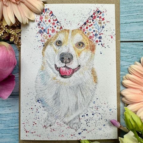 SUSAN THE CORGI ECO-CARD