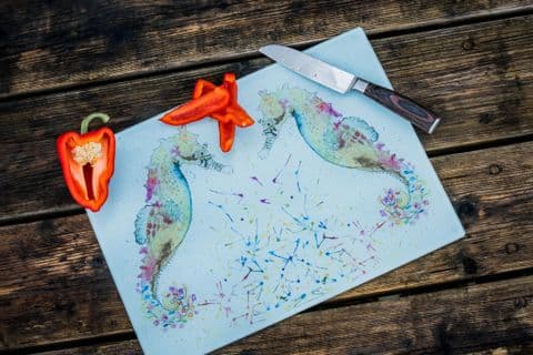 SYMPHONY THE SEA HORSE CHOPPING BOARD