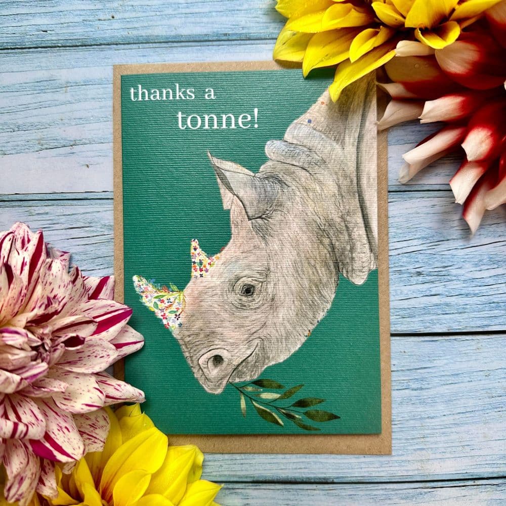 THANKS A TONNE RHINO ECO CARD