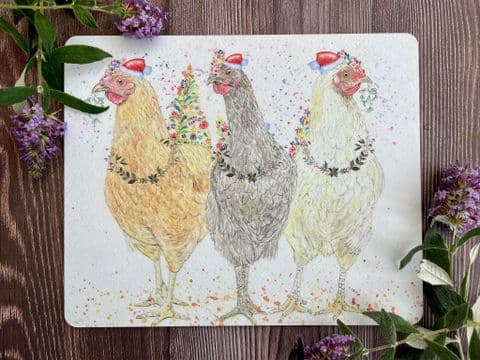 THREE FRENCH HENS LUXURY CORK PLACEMAT