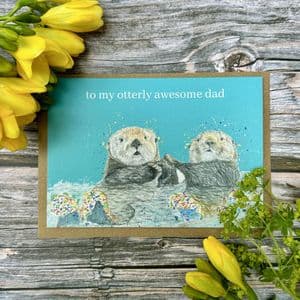 TO MY OTTERLY AWESOME DAD ECO CARD
