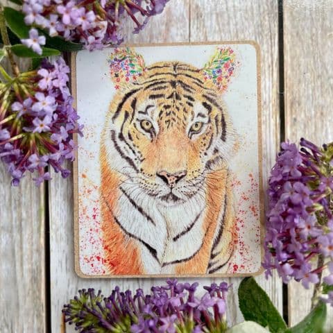 TOPAZ THE TIGER ECO FRIDGE MAGNET