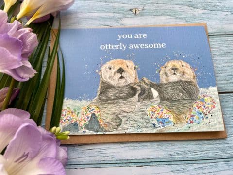 YOU ARE OTTERLY AWESOME ECO CARD