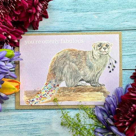 YOU'RE OTTERLY FABULOUS ECO CARD