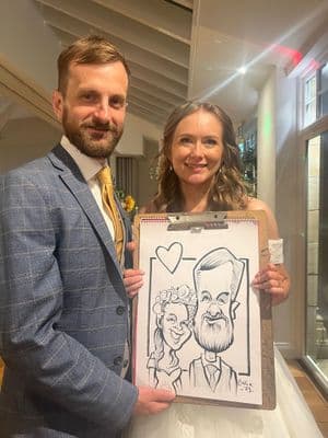 Traditionally Hand Drawn Caricature