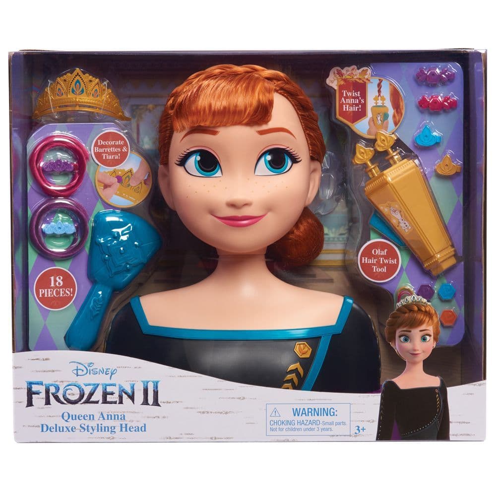 Disney Frozen 2 Queen Anna Deluxe Styling Head
