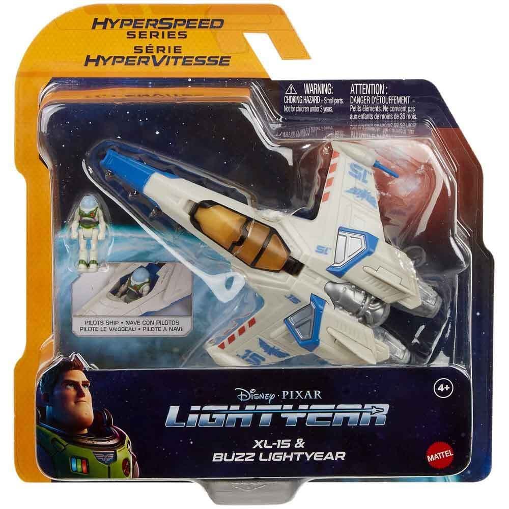 Disney Pixar Lightyear Hyperspeed Series XL 15 Space Ship Toy with Figure