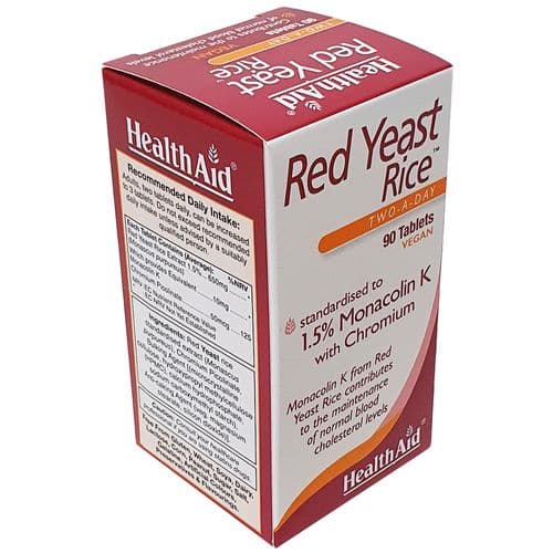 HealthAid Red Yeast Rice 90 TABLETS