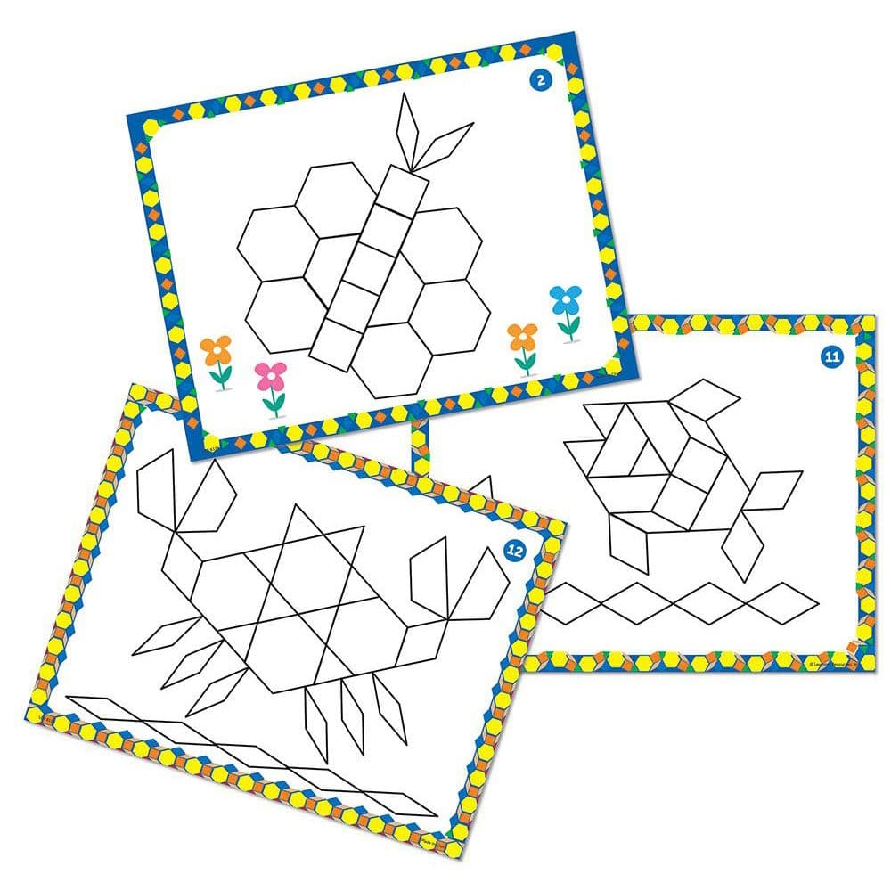 Learning Resources Pattern Block Design Cards
