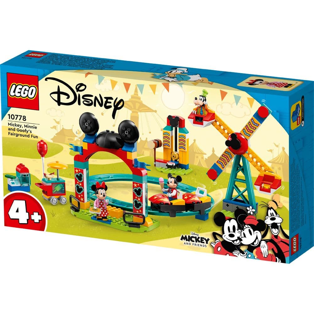 LEGO Disney Mickey Minnie and Goofys Funfair Fun Building Set 184 Piece