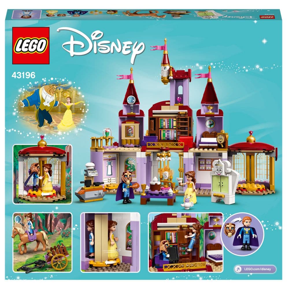 LEGO Disney Princess Belle and the Beast's Castle Building Set