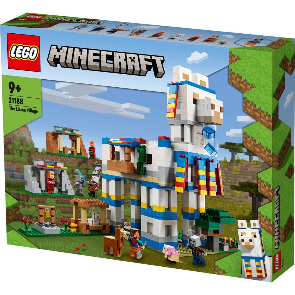 LEGO Minecraft The Llama Village Building Set 1252 Piece for Ages 9+