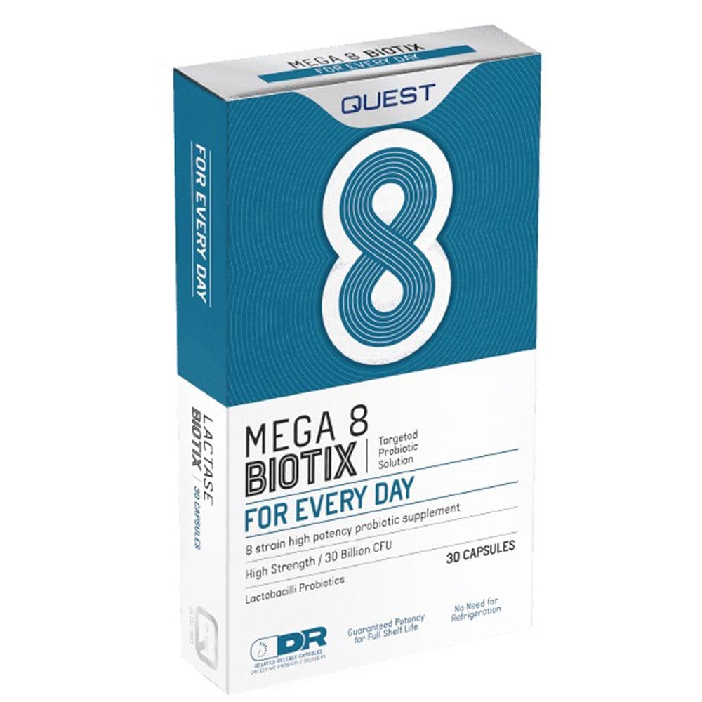 Quest Mega 8 Biotix 30 CAPSULES