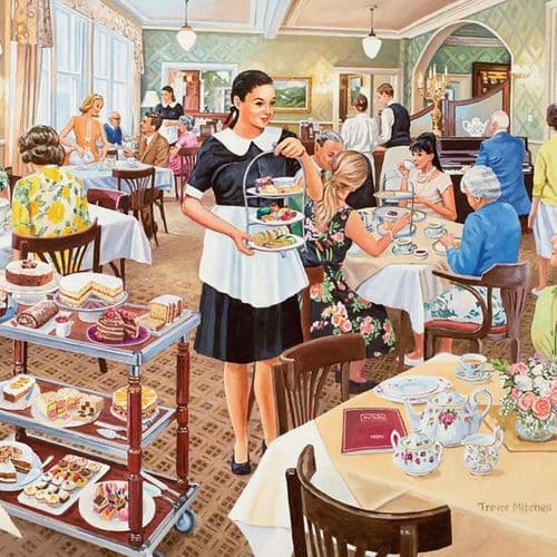 Ravensburger Happy Days At Work The Waitress 500 Piece Jigsaw Puzzle