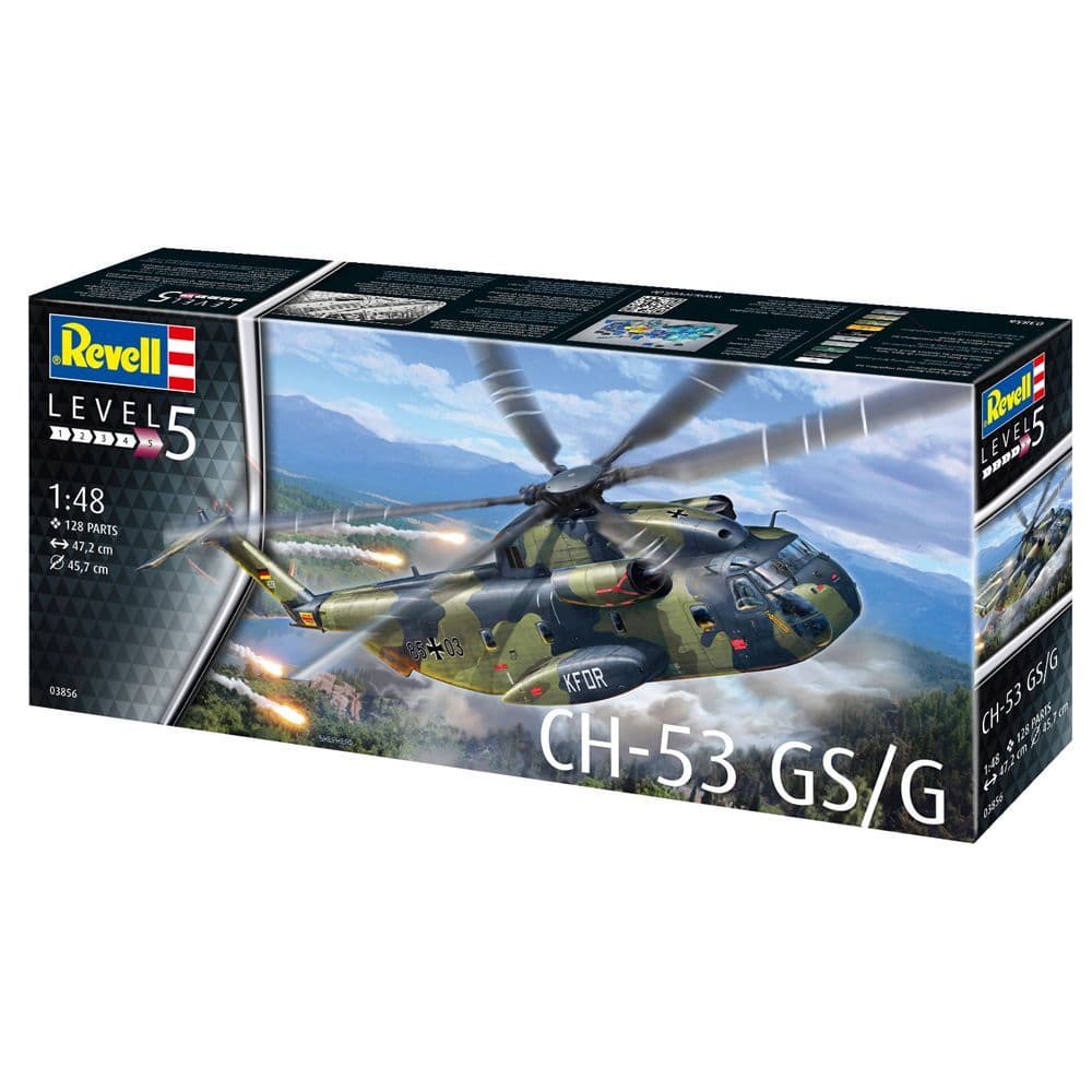 Revell CH53 GS/G Helicopter Model Kit (Level 5) (Scale 148)