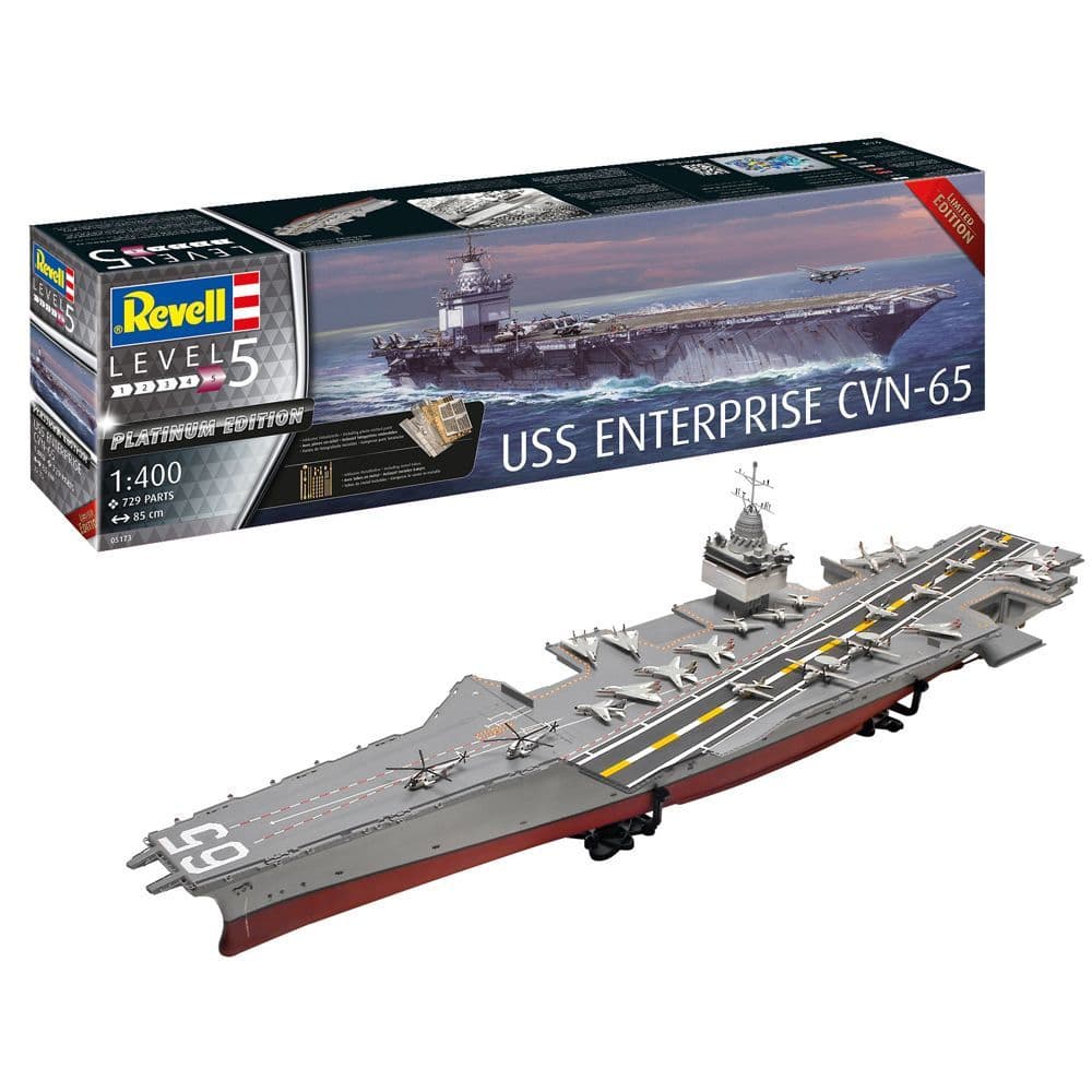 Revell Platinum Edition USS Enterprise CVN65 Aircraft Carrier Model