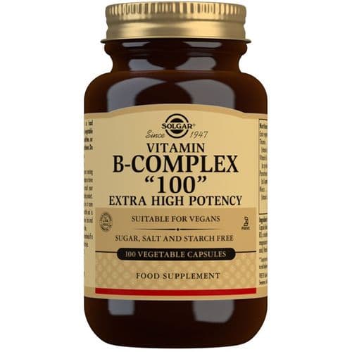 Solgar Formula Vitamin B Complex "100" 100 Vegetable CAPSULES