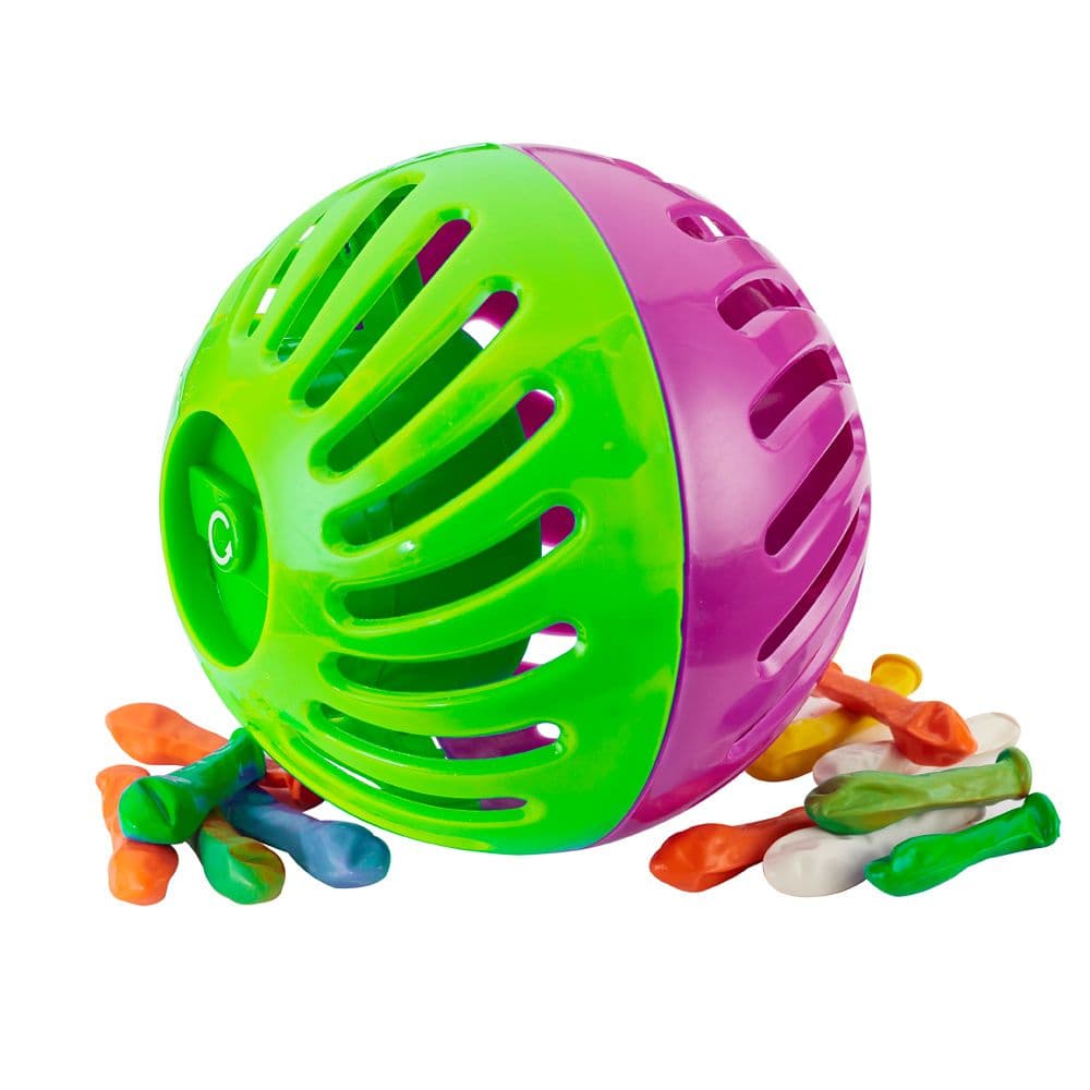 Splash Out Ball Hot Potato Throwing Game Water Bomb Timer GREEN and PURPLE