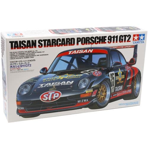 Tamiya Porsche 911 GT2 Taisan Starcard Race Car Model Kit Scale 1 24