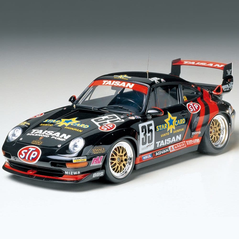 Tamiya Porsche 911 GT2 Taisan Starcard Race Car Model Kit Scale 1 24