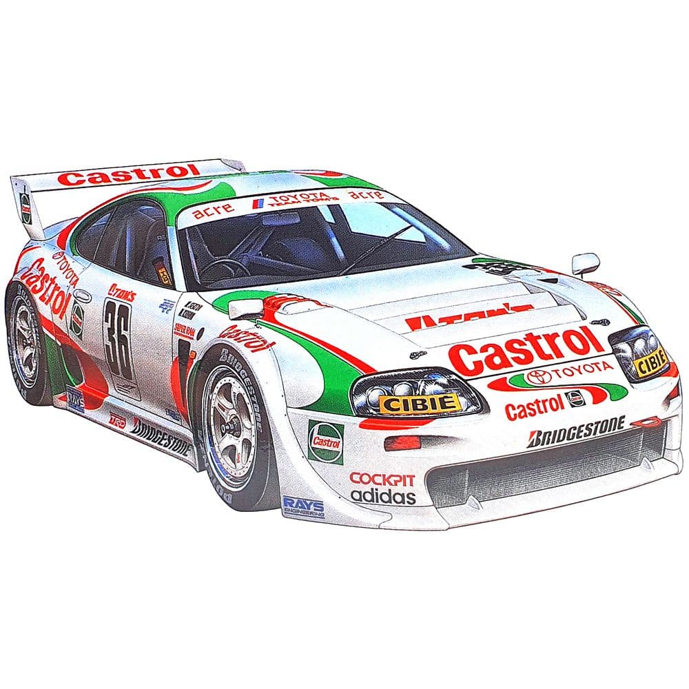 Tamiya Toyota Castrol Toms Supra GT Race Car Model Kit Scale 1 24