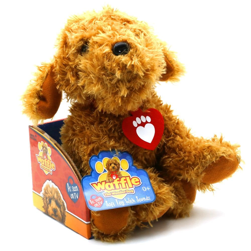 Waffle The Wonder Dog Waffle Soft Toy with Sounds