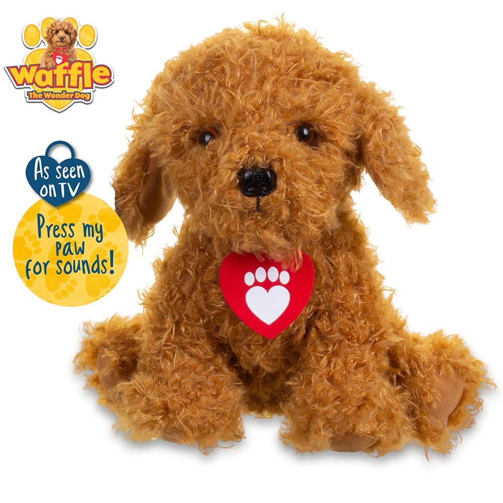 Waffle The Wonder Dog Waffle Soft Toy with Sounds
