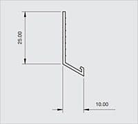 Box x25 Renderplas B9 10mm PVC Small Wing Bellcast Bead White