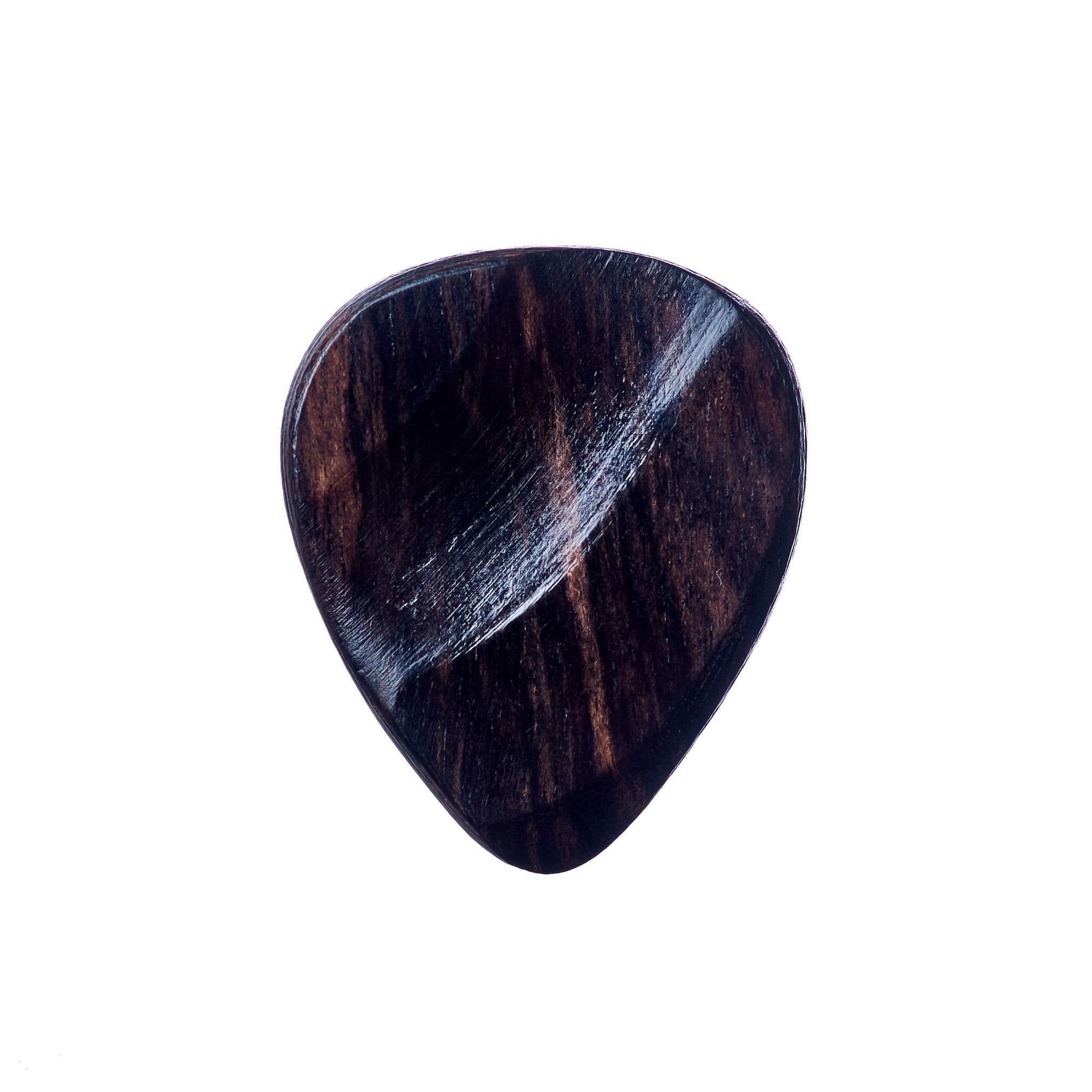 Médiators Mini Groove Tones - Lot De 4 Matières Différentes (ébène, Os, Corne) - Pour Guitaristes Exigeants