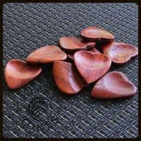 Heart Tones - Padauk - 1 Guitar Pick | Timber Tones