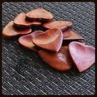 Heart Tones - Padauk - 1 Guitar Pick | Timber Tones