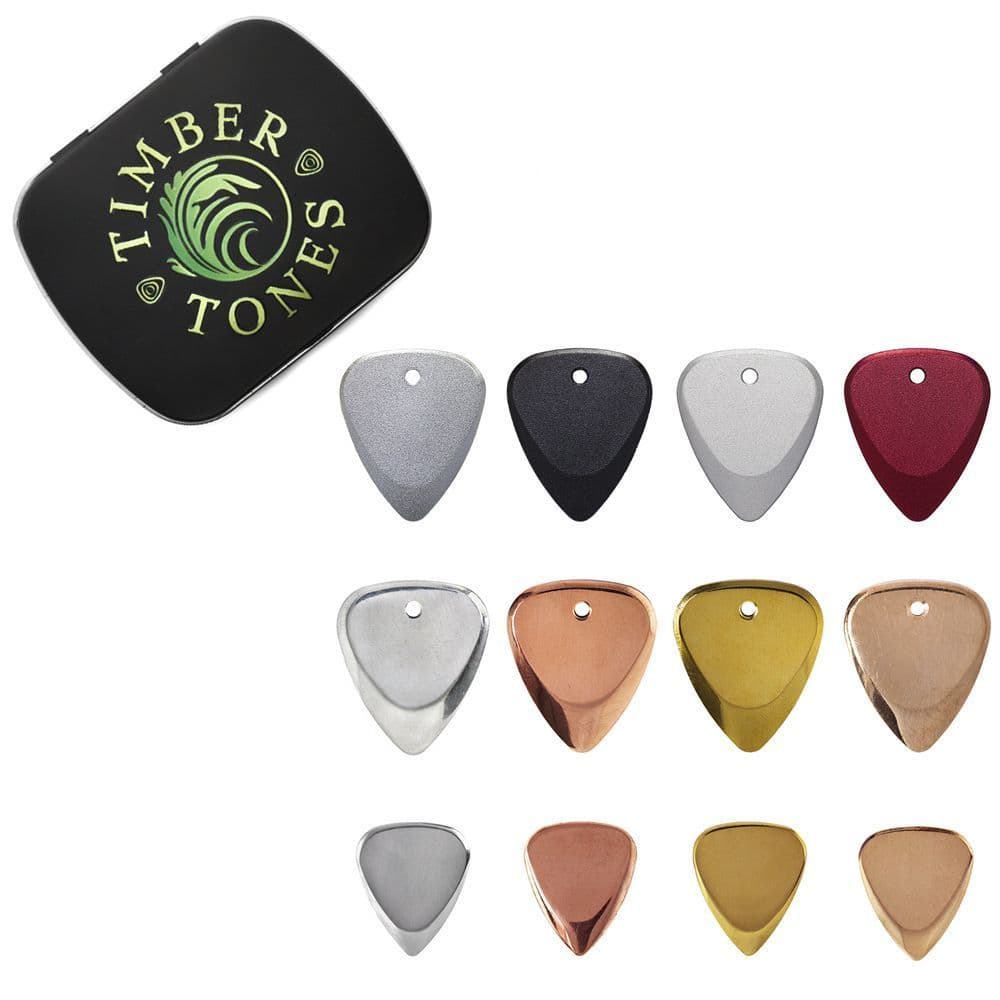 Metal Guitar Pick Collection Timber Tones