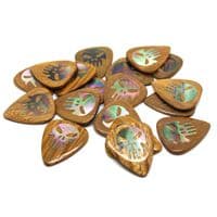 Punisher Tones Lignum Vitae and Black Pearl 1 Pick