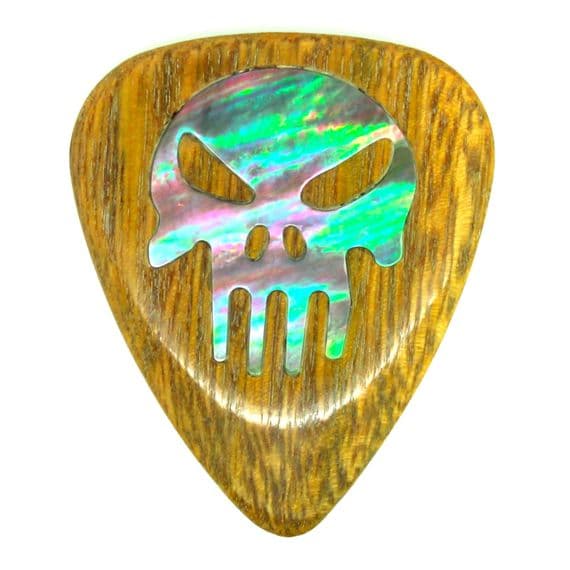 Punisher Tones Lignum Vitae and Black Pearl 1 Pick