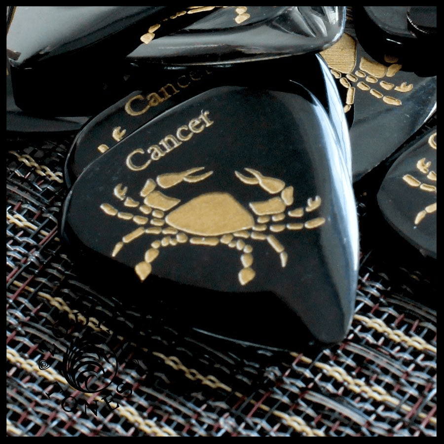 Zodiac Tones Cancer 4 Guitar Picks Timber Tones