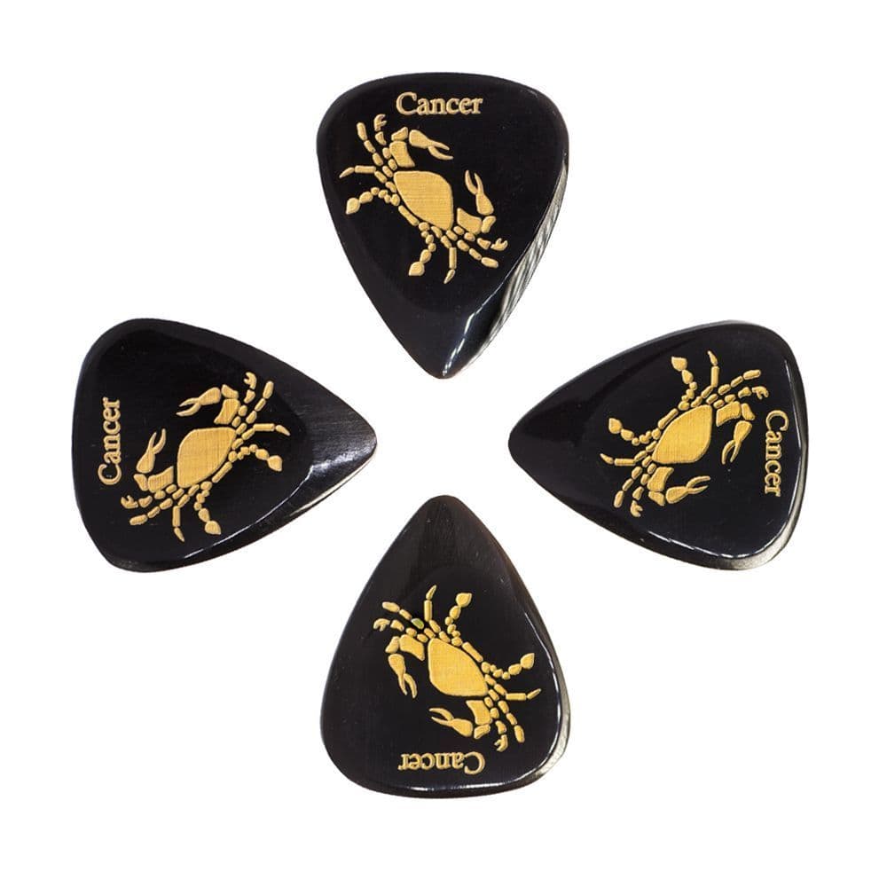 Zodiac Tones Cancer 4 Guitar Picks Timber Tones