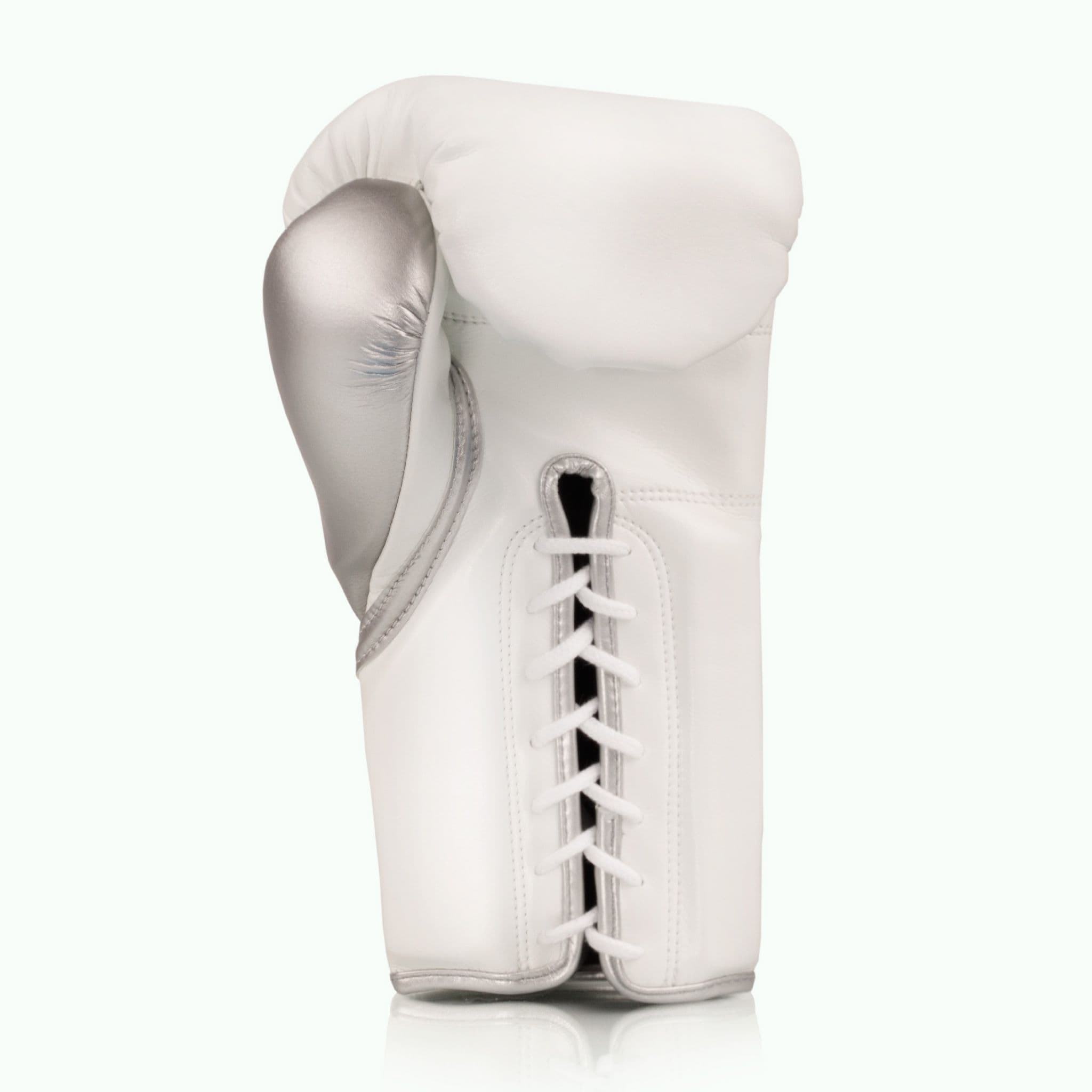 Fly Superlace X Boxing Gloves White/Silver