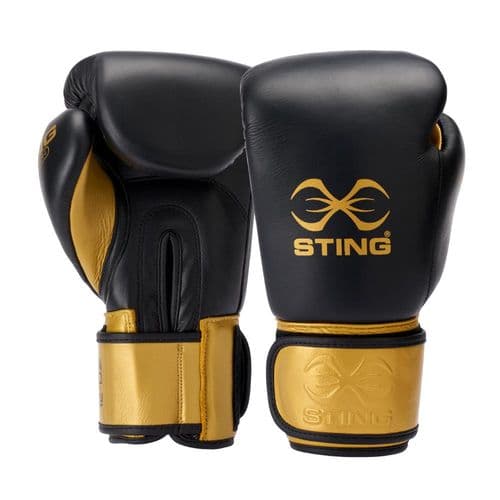 Sting Evolution Boxing Gloves Black/Gold