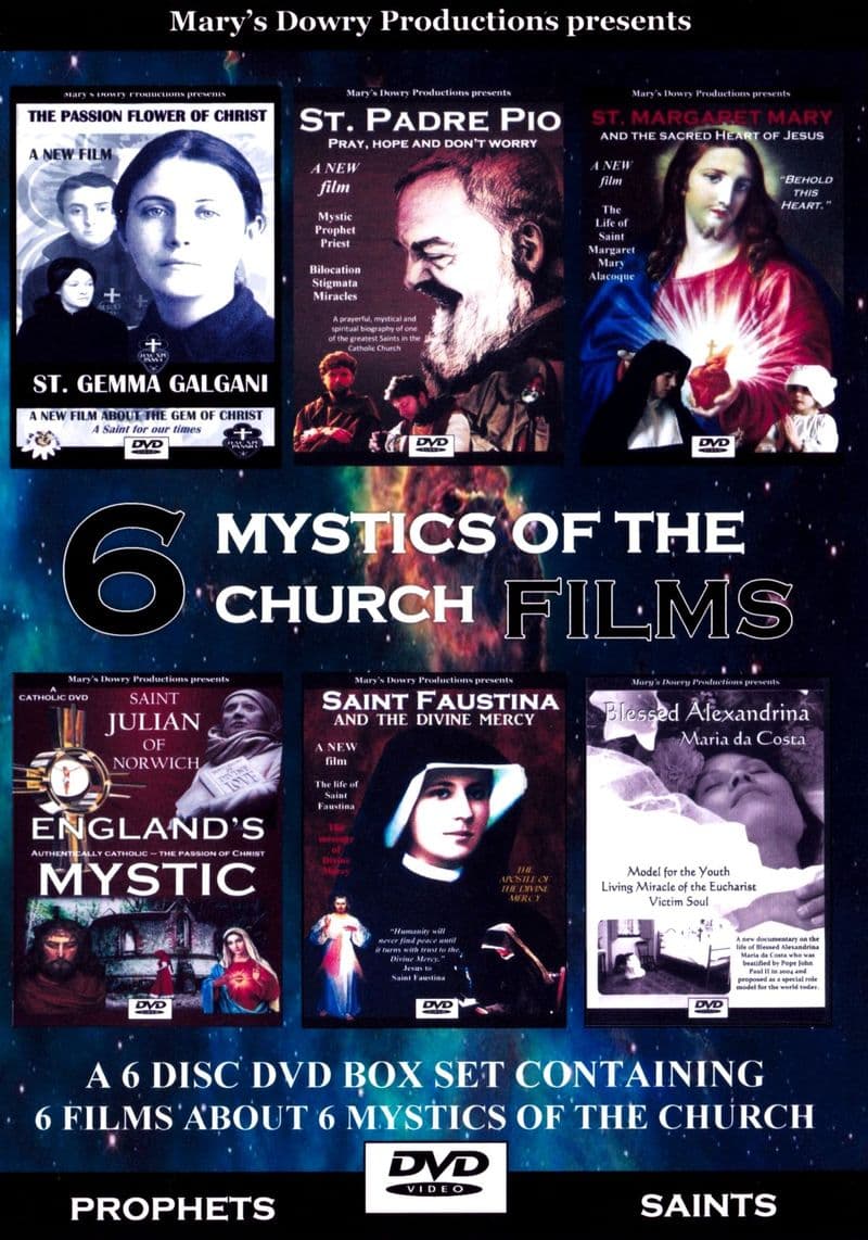 6 Mystics of the Church Films DVD Box Set